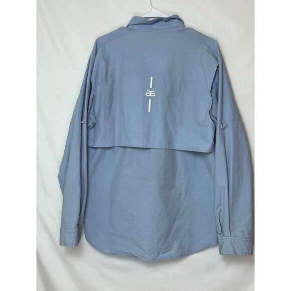 Arctix Men's Size Medium Blue Button Down Long Sleeve Vented Collared Shirt - Picture 2 of 8